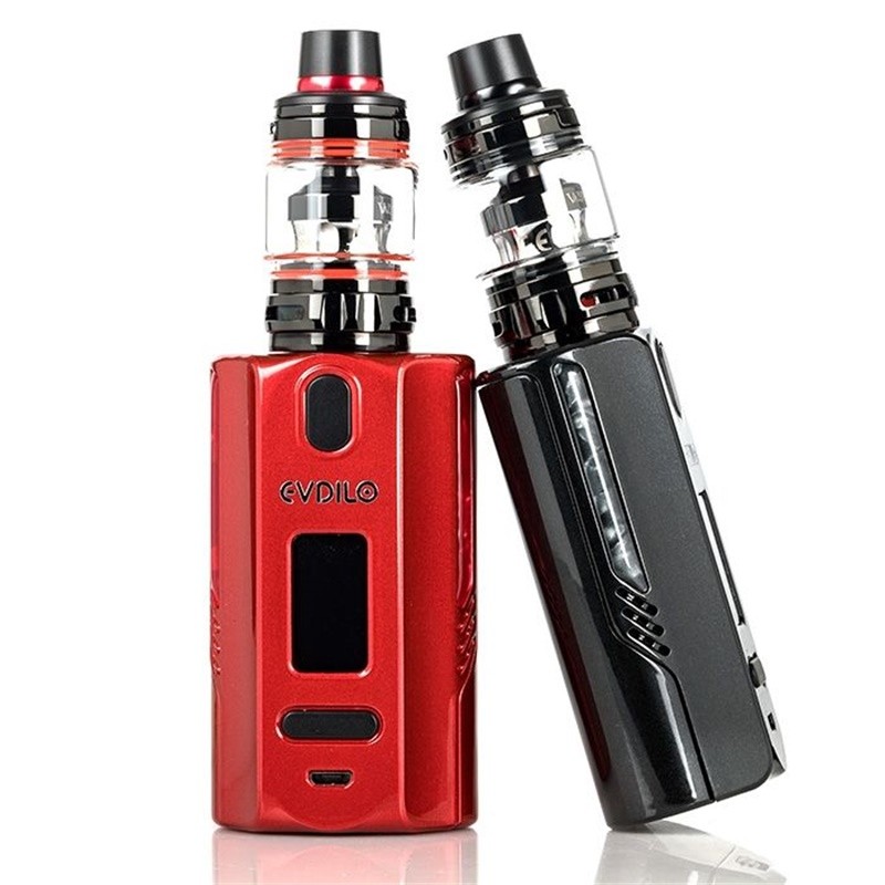 uwell evdilo 200w valyrian ii starter kit - front and tilted view