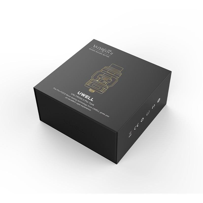 uwell valyrian 2 por sub ohm tank packaging box