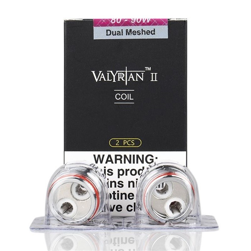 uwell valyrian ii 2 replacement coils - un2-2 0.14ohm dual meshed coil