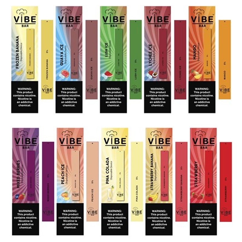 vibe bar disposable flavors