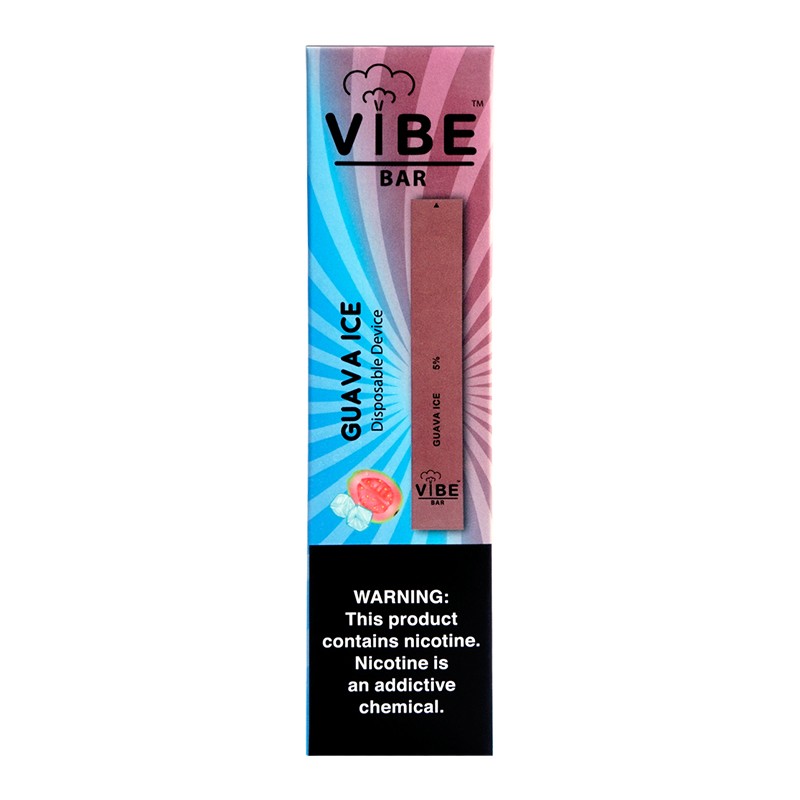 vibe bar disposable guava ice