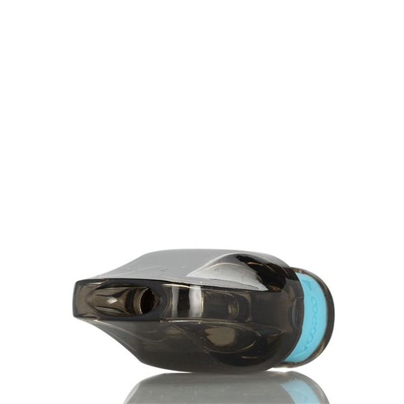 voopoo argus air replacement pods with coil - drip tip view