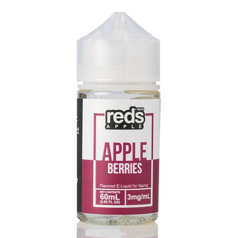 Vape 7 Daze Berries Reds Apple E-Juice 60ml Bottle