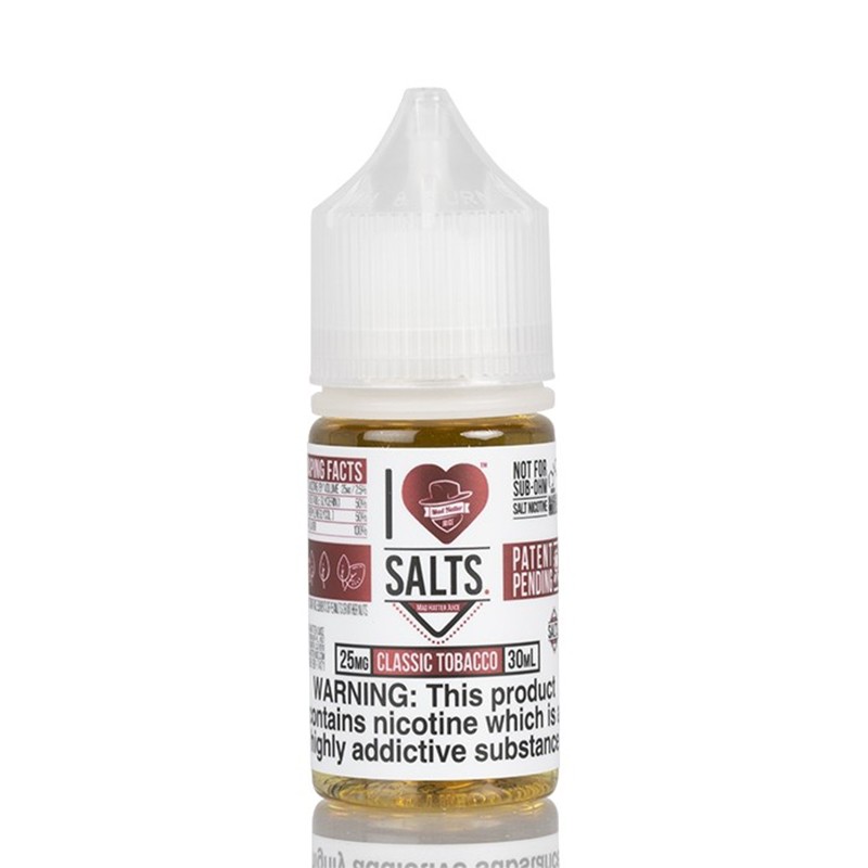 I Love Salts Classic Tobacco E-Juice 30ml