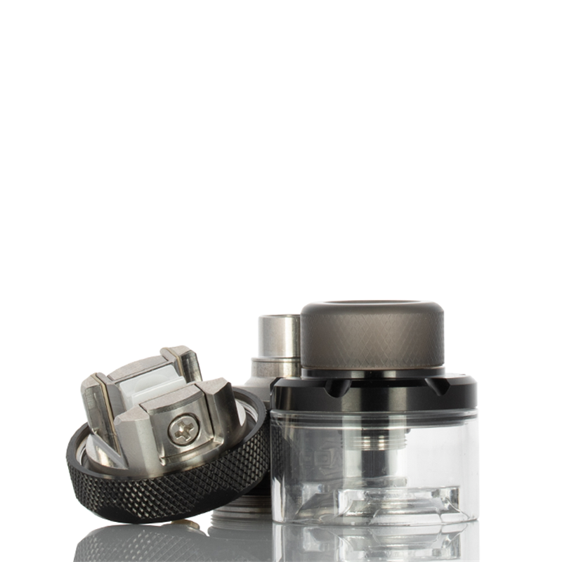damn vape doom x rta - tank disassembled view