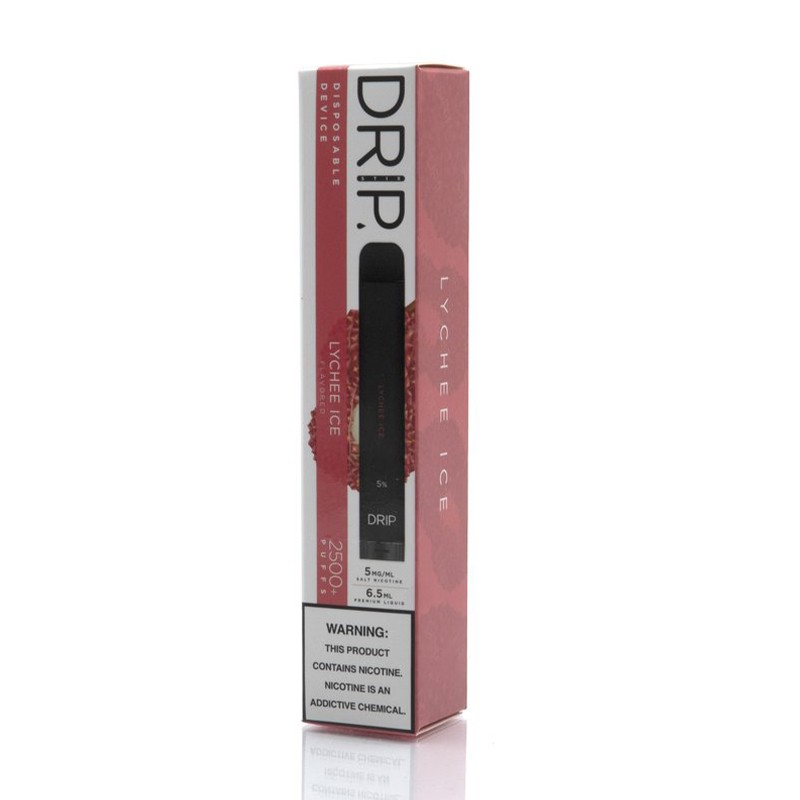 drip stix 2500 puffs lychee ice