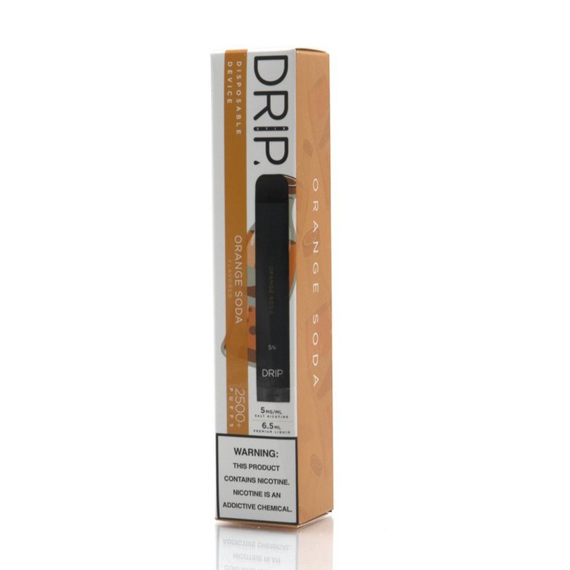 drip stix 2500 puffs orange soda