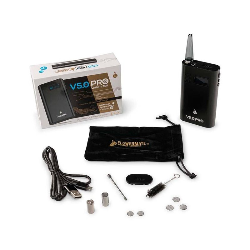 flowermate v5.0 s pro vaporizer kit package contents