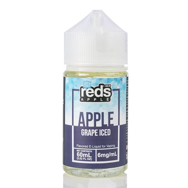 Vape 7 Daze Grape Iced Reds Apple E-Juice 60ml Bottle