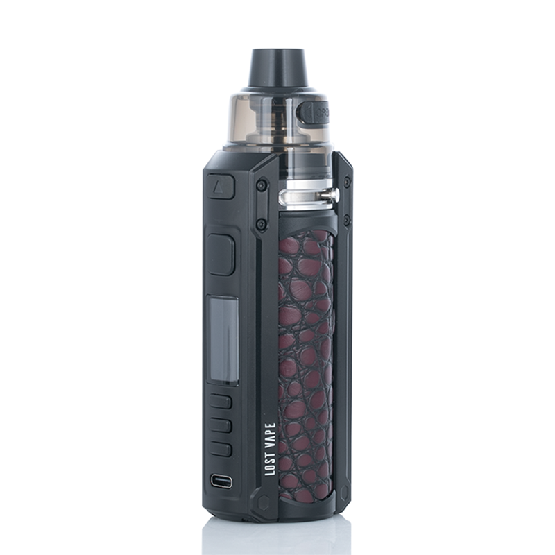 Lost Vape Ursa Quest Multi Pod Mod Kit Black-Crocodile Leather