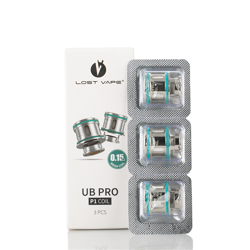 lost vape ultra boost ub pro replacement coils - ub pro p1 0.15ohm mesh coil