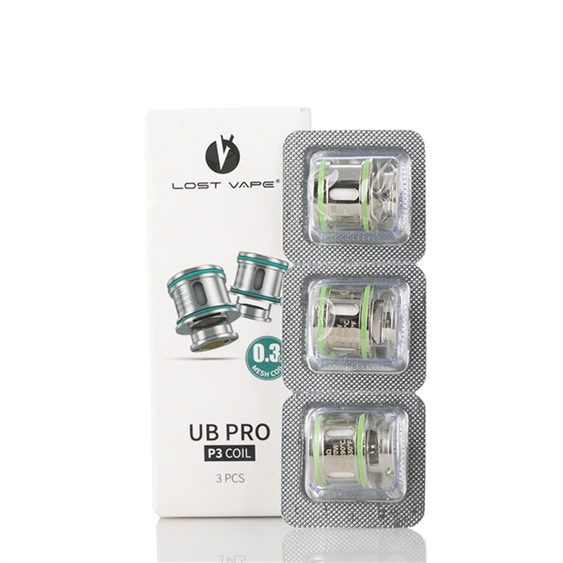 lost vape ultra boost ub pro replacement coils - ub pro p3 0.3ohm mesh coil