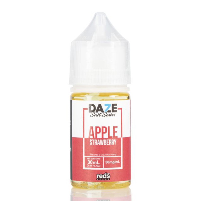 Vape 7 Daze Salt Series Strawberry Reds Apple E-Juice 30ml Bottle