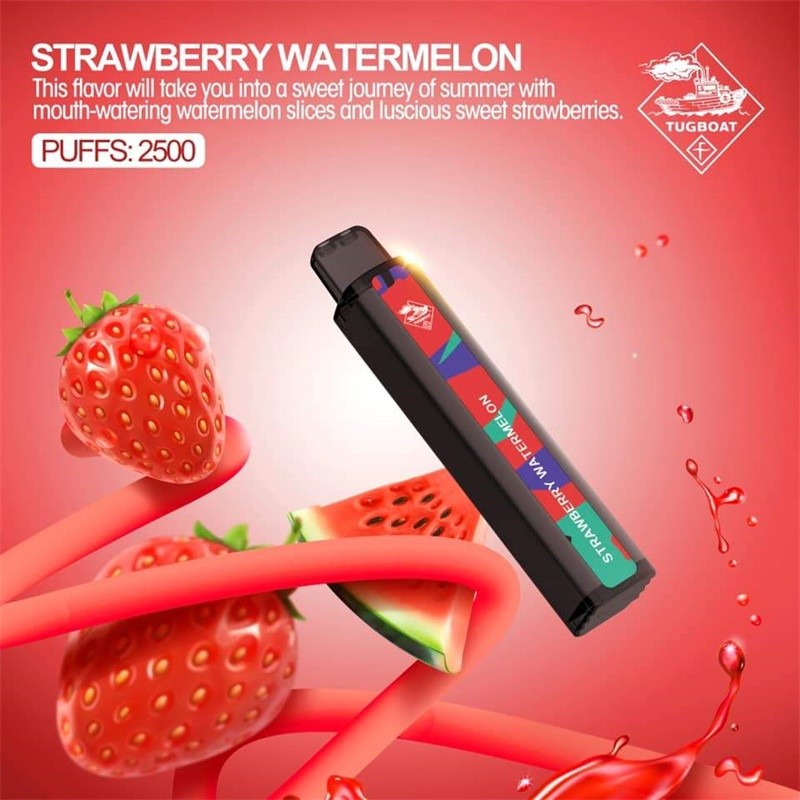 tugboat xxl disposable pods strawberry watermelon 1