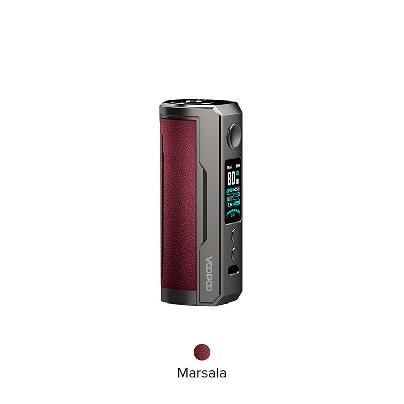 voopoo drag x plus 100w box mod marsala