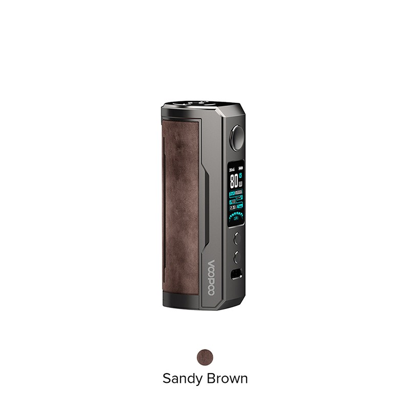 voopoo drag x plus 100w box mod sandy brown