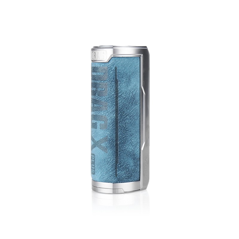 voopoo drag x plus mod prussian blue back