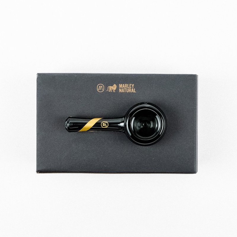 marley natural smoked glass spoon pipe package
