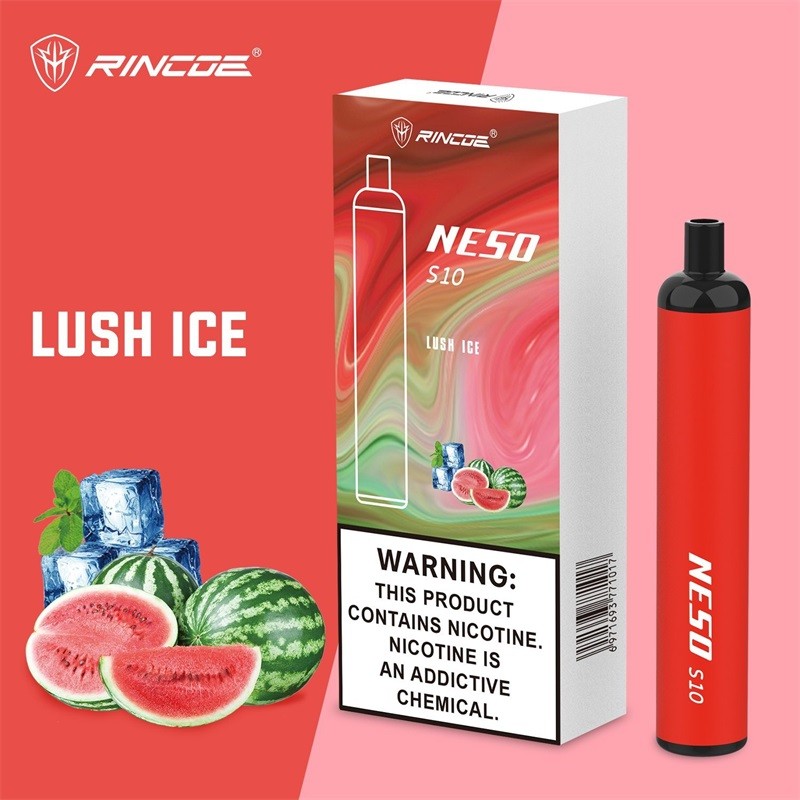 rincoe neso s10 disposable vape pen lush ice