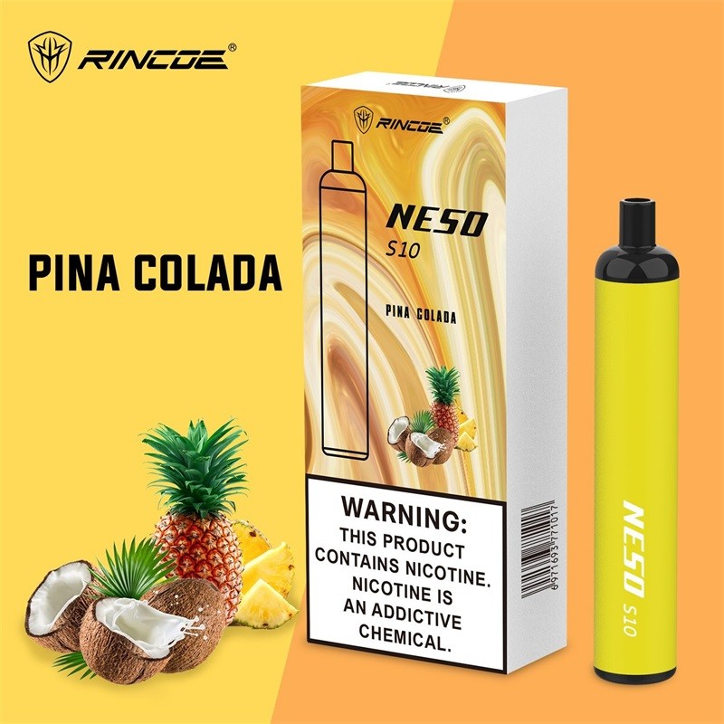 rincoe neso s10 disposable vape pen pina colada