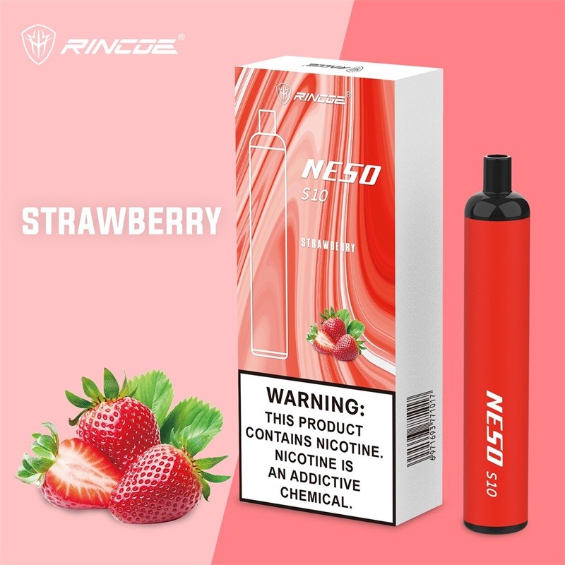 rincoe neso s10 disposable vape pen strawberry