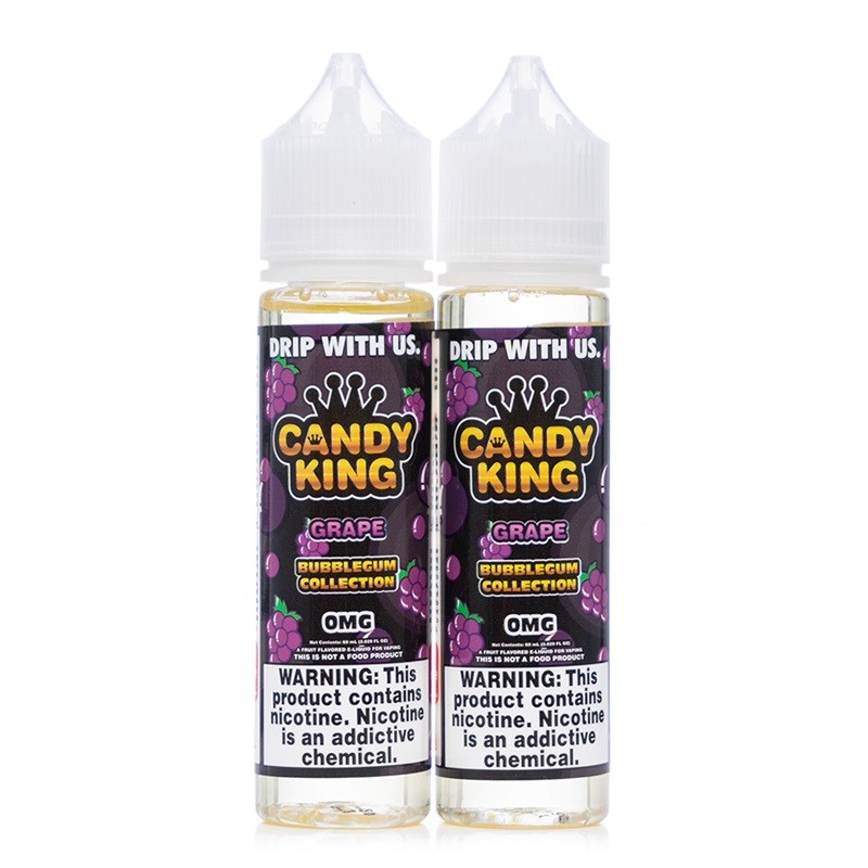 CandyKing BubbleGum Grape Twin Pack