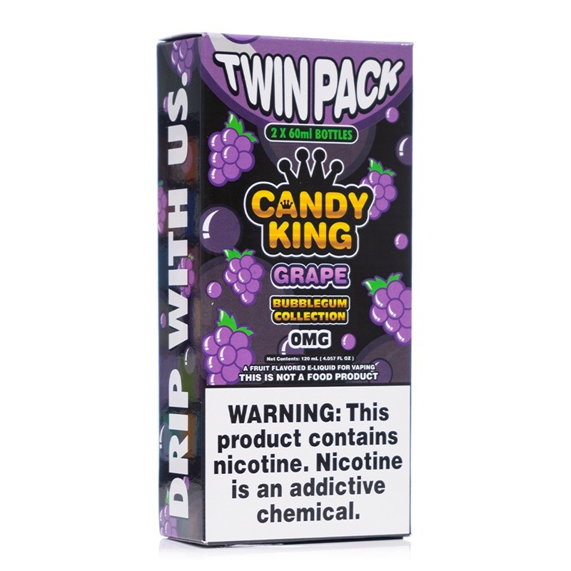 CandyKing BubbleGum Grape Box