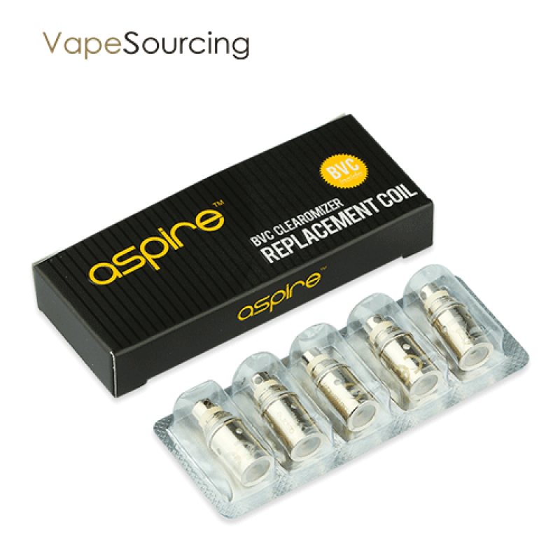 aspire BVC coils in vapesourcing