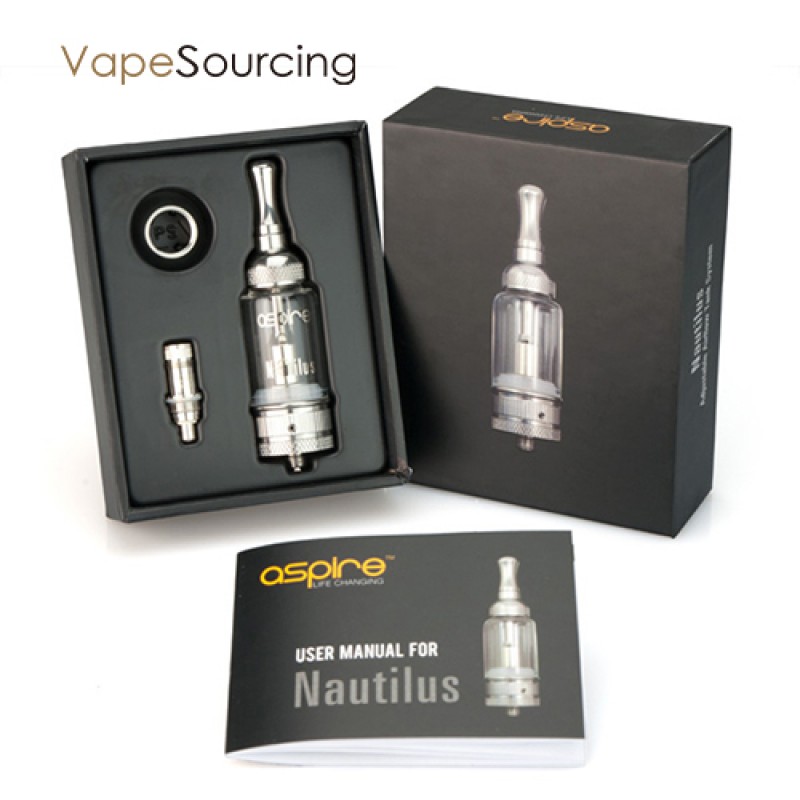 aspire Nautilus Tank with5ml capacity in current stock in vapesourcing