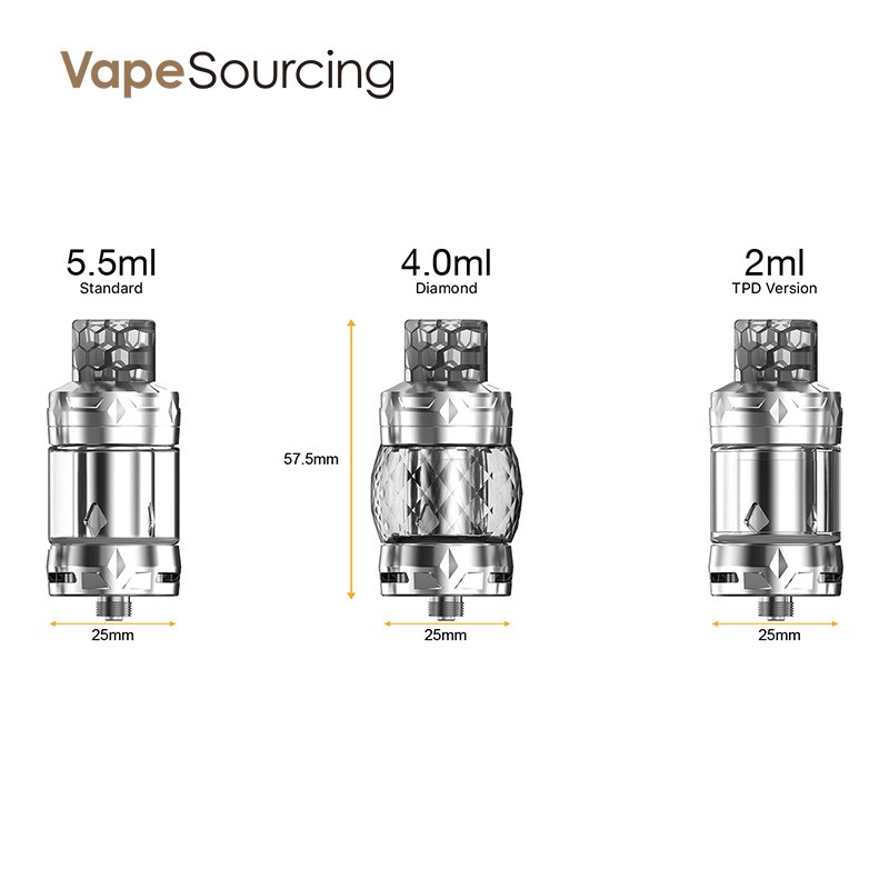 Aspire Odan Mini Sub ohm Tank size