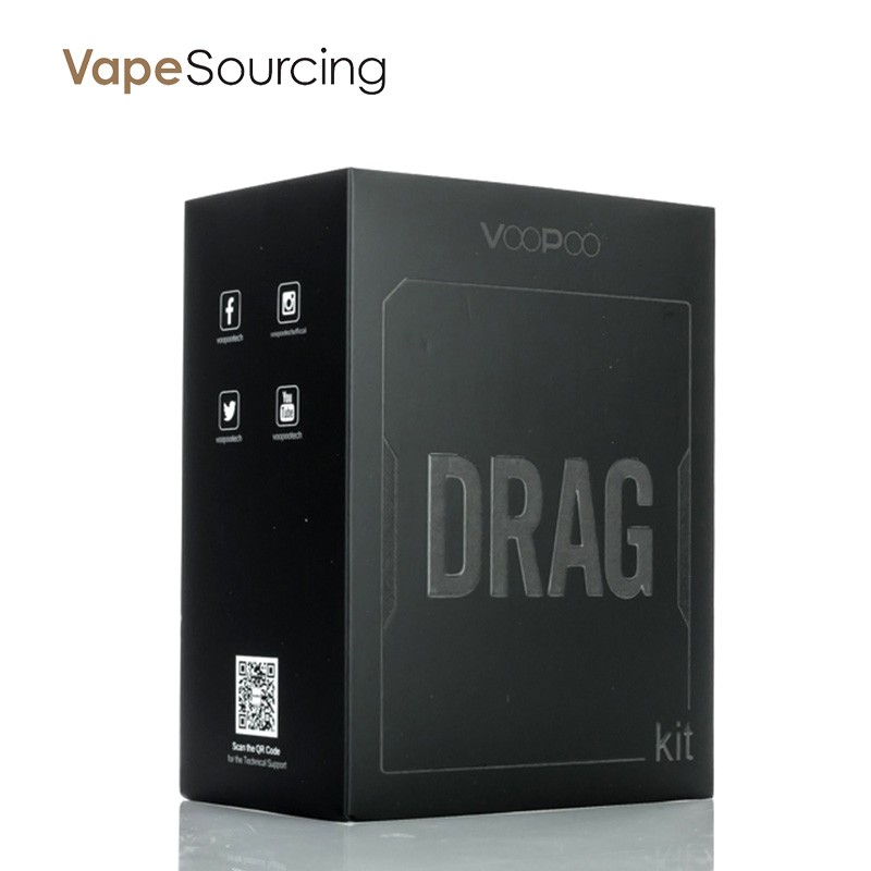 VOOPOO Black Drag tc kit package