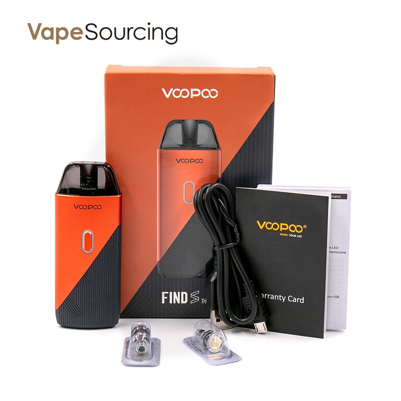 VOOPOO FIND S Trio pod system kit Package Content