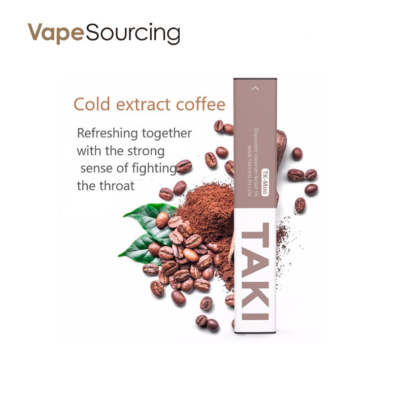 XIAOMI TAKI Mini Disposable E-cigarette Cold Extract Coffee flavor