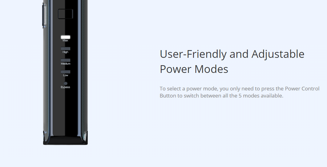 Eleaf iStick Amnis 2 Kit Adjustable Power Modes