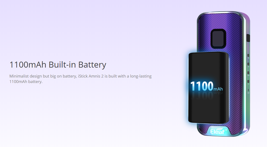Eleaf iStick Amnis 2 Kit Built in Battery