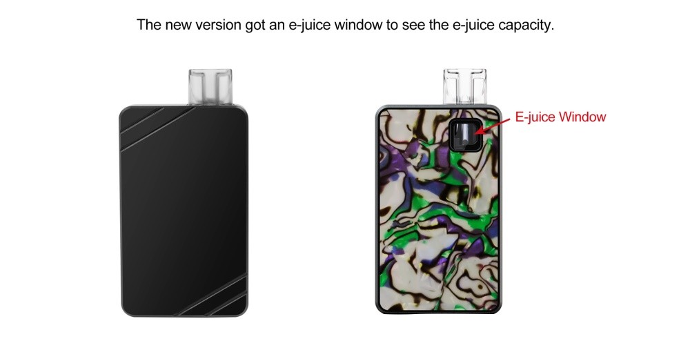 artery pal 2 kit 1000mah pod kit e-juice window