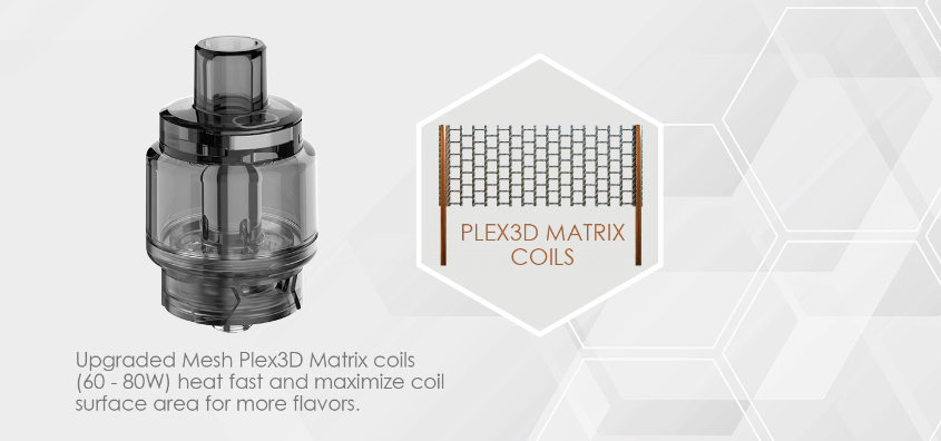 Innokin GoMax Disposable Tank Plex3D Matrix Mesh Coils