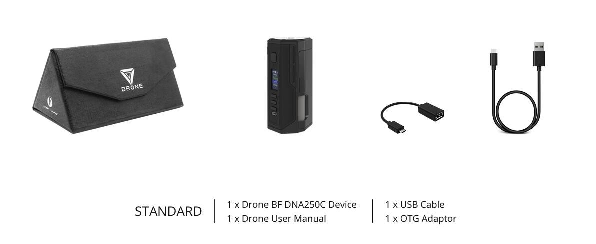 lost vape drone dna250c usb charging