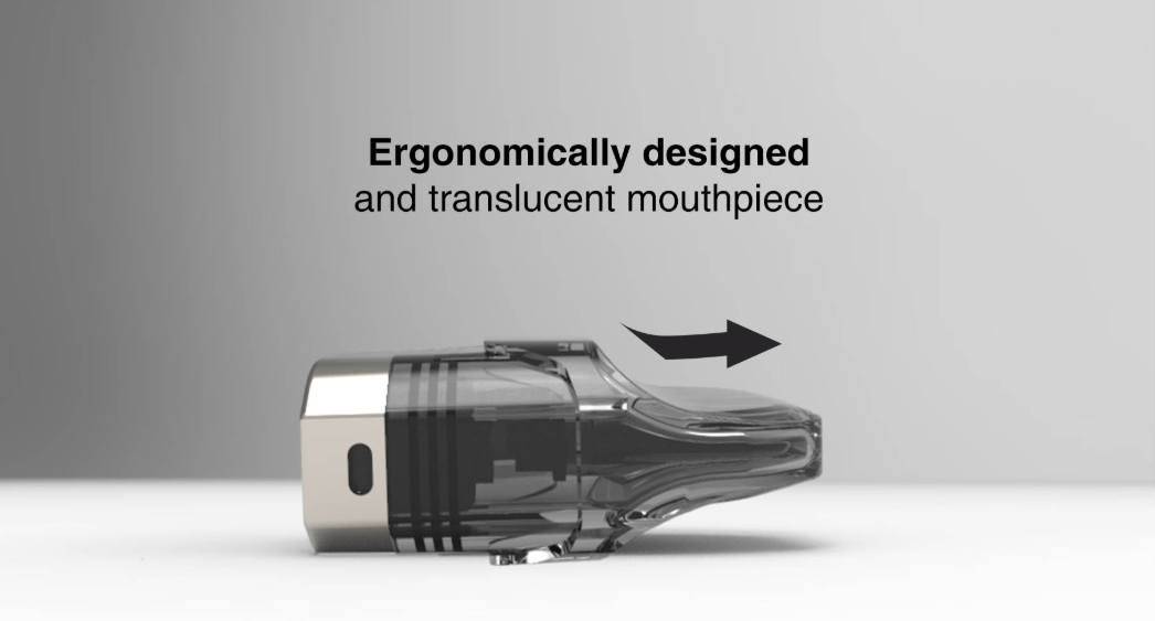 MyVapors Myuz SS1 Areci Kit Ergonomically designed
