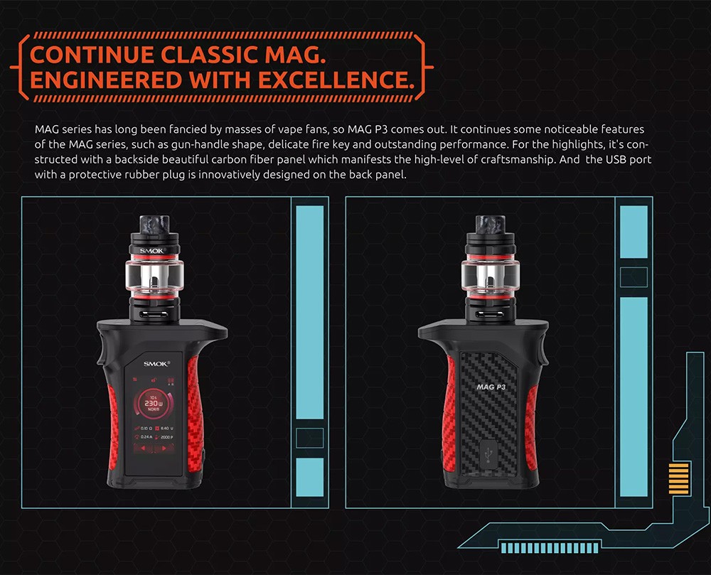 Smok Mag P3 Kit Engineered with Excellence