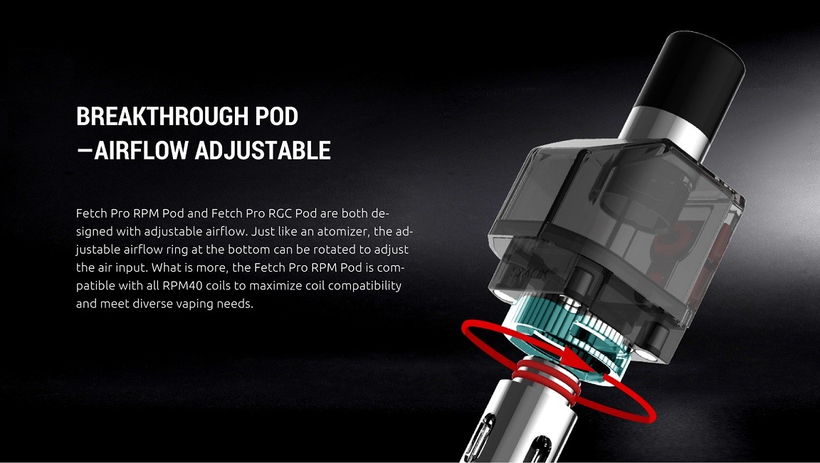 Fetch Pro Pod with Airflow Adjustable