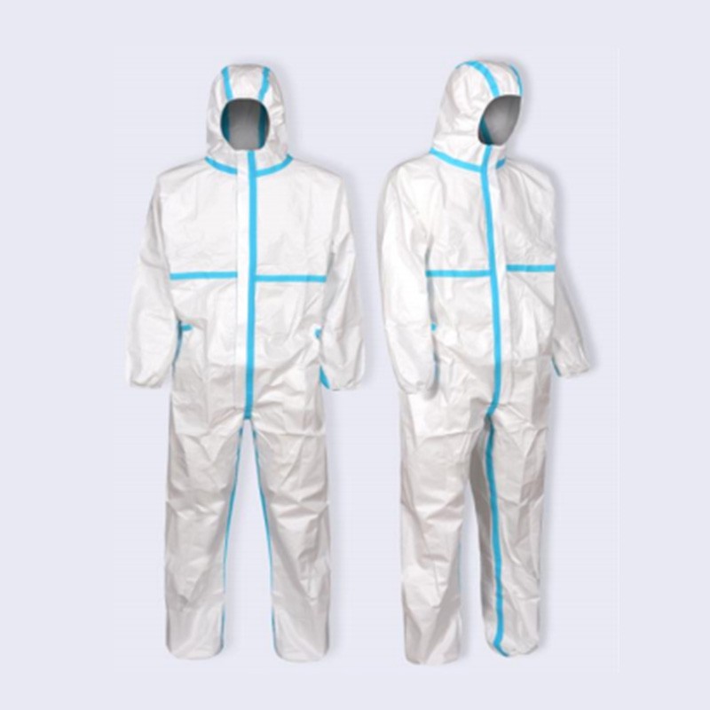 Non-woven One-piece Isolation Clothing