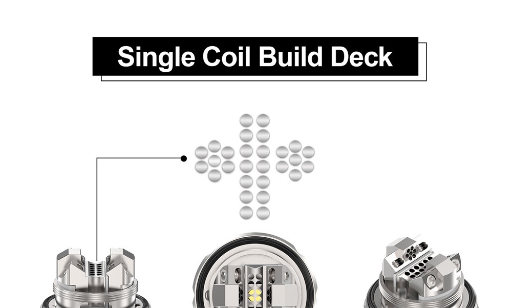 Tauren One RTA Single Coil Build Deck