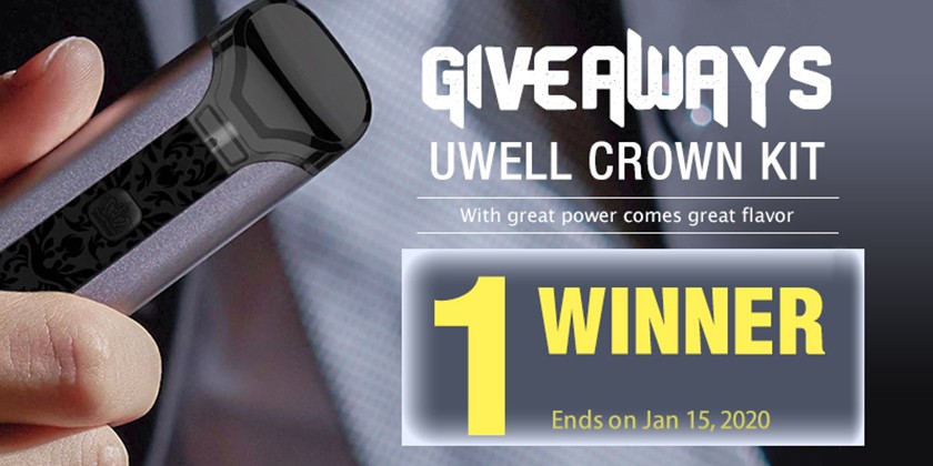 Win Uwell Crown Kit, With great power comes great flavor!