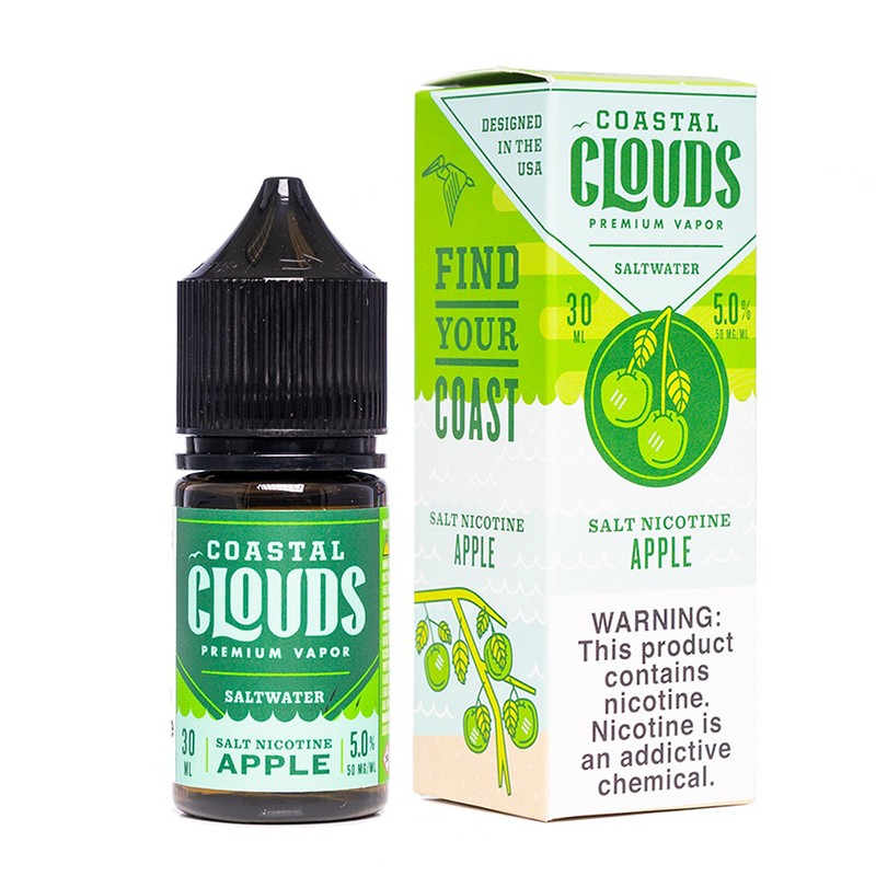 Coastal Clouds Saltwater Apple E-juice 30ml