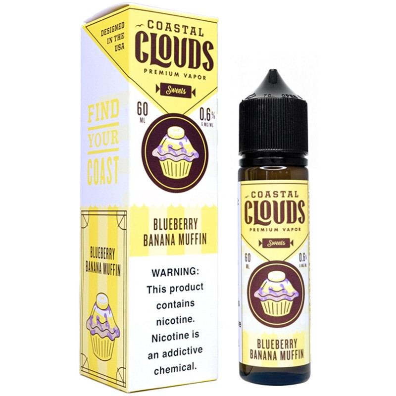 Coastal Clouds Sweets Blueberry Banana Muffin E-juice 60ml