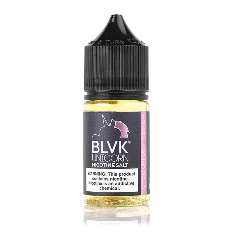 BLVK Unicorn Stawberry Cream Nicotine Salt E-juice 30ml