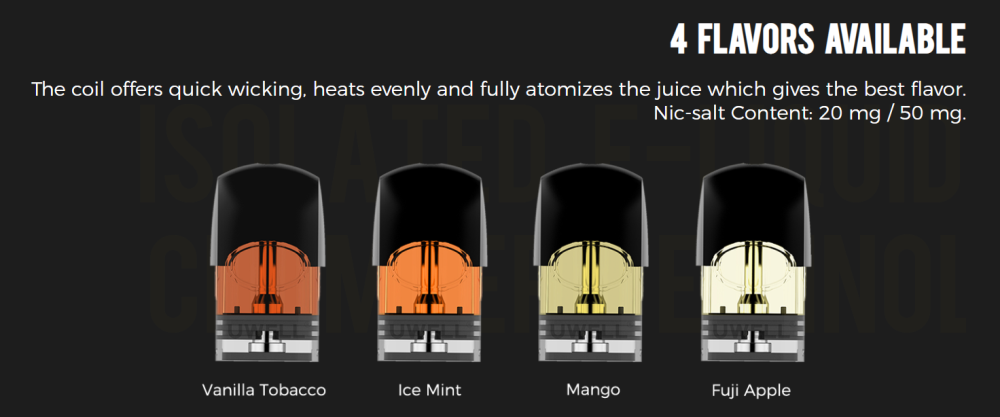 Yearn Pod Cartridge 4 Flavors Available