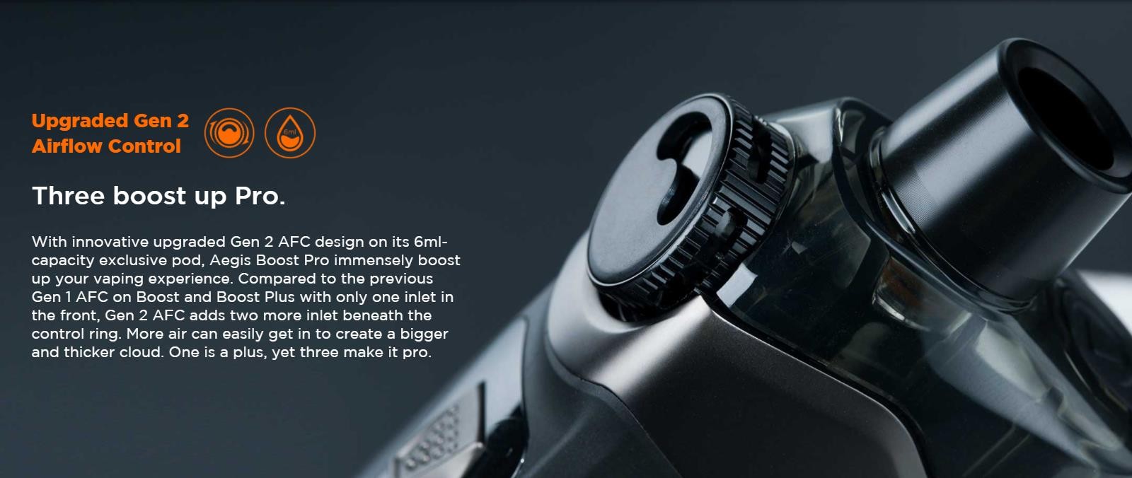 Aegis Boost Pro Airflow Control