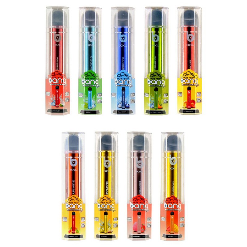bang xxl disposable vape device flavors